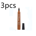 3pcs No1 light brown / English packaging
