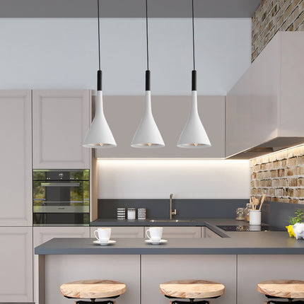 Nordic Minimalism Aluminum Horn Chandelier Restaurant Bar Lamp