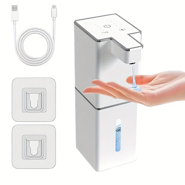 1200mAh Long-lasting Battery | Wall-Mounted Automatic Soap Dispenser with 4-6CM Sensing Range,