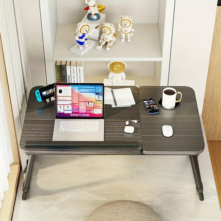 Laptop Desk, Sofa Table, Height Adjustable Home Desk, Tray Bed Table With Cup Holder