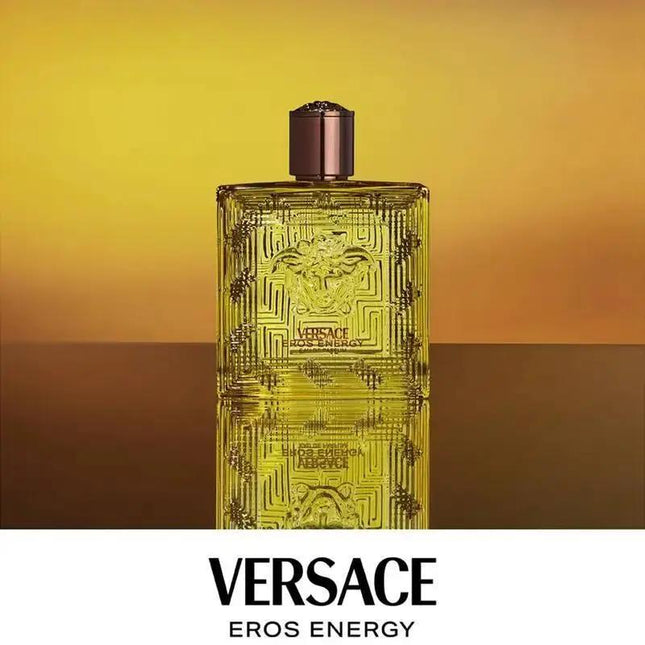 Versace Eros Energy Pour Homme Eau De Parfum – Citrus Aromatic Men's Cologne (Tester) – 3.4 oz