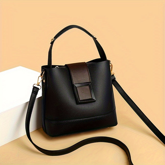 Women'S Multi-Functional Crossbody Handbag, Lightweight with Zipper Closure, Lining