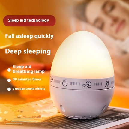 Egg-shaped Lamp Decompression White Noise Timing Sleeping Aid Instrument