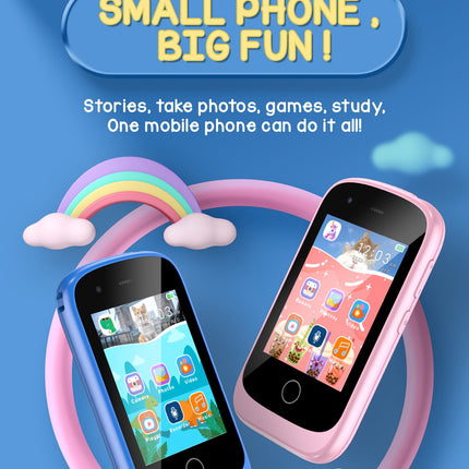 Youngsters's Smartphone Toy, Unicorn Silicone Case, Music, Photography, Flashlight, Habit Training, Painting and Other Learning Functions, 17 Puzzle Games, The Best Gift for Youngsters's Festival, Birthday, Christmas for Youn