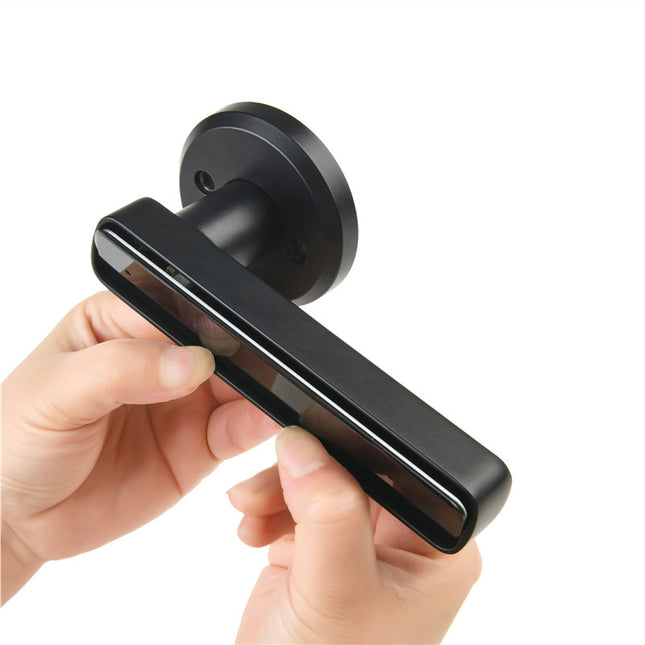 Wooden Door Fingerprint Lock Spherical Smart Lock Bedroom Door Graffiti Bluetooth