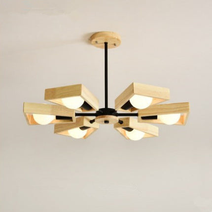Solid wood bedroom Chandelier