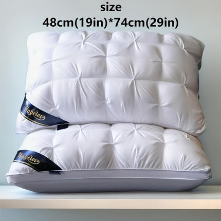 1/2pcs Luxury Hotel-Grade Bed Pillow-Ergonomic Design for Back, Side & Stomach Sleepers