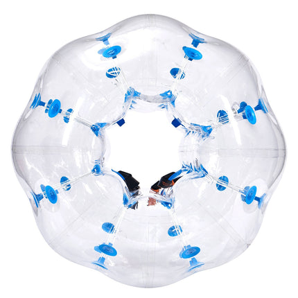 Inflatable Bumper Ball 1-Pack, 4FT/1.2M Body Sumo Zorb Balls for Teen, 0.8mm Thick PVC Human Hamster Bubble Balls for Outdoor Team Gaming Play, Bumper Bopper Toys for Garden, Yard, Park