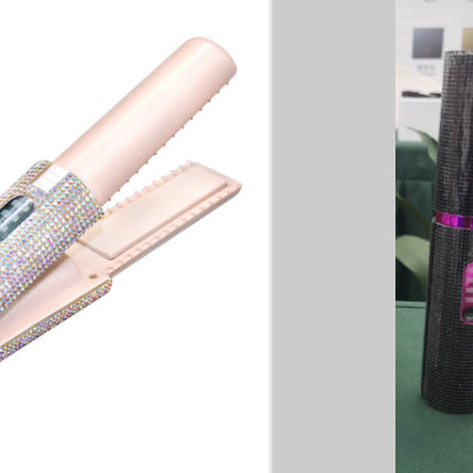 2-In-1 Electric USB Hair Straightening Brush Straightener Brush Multifunctional Comb Straightening Styler Hair Curler