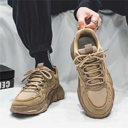 Men'S All-Season Low-Top Sneakers - Casual & Sporty Outdoor Shoes with Breathable Fabric