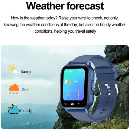 2025 new smartwatch, Men's full touch screen sports and fitness watch, IP67 waterproof wireless