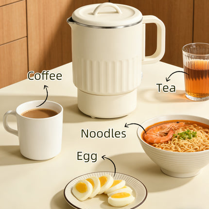 One Multi-function Electric Cooker, Mini Folding Outdoor Electric Kettle for Boiling Water