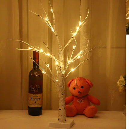White Birch Tree Lights Led Lanterns Bedroom Room Decoration Lights