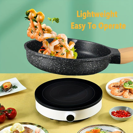 Pots and Pans Set with Lids, Granite Stone Cookware Sets Suitable for Gas, Electric,