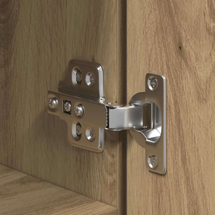 Artisan-Eiche 40 x 42,5 x 185 cm Holzwerkstoff-Multi-Scene Free-Standing Storage Cabinet