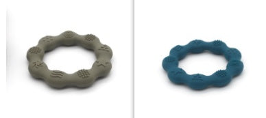 Full Three-dimensional Baby Silicone Teether Baby Molars Holding Round Teether