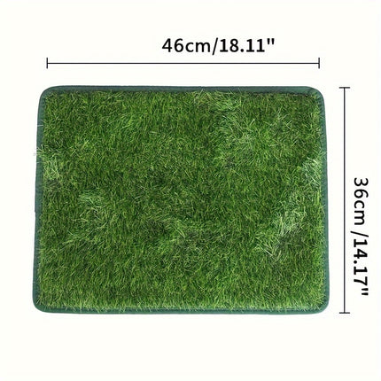 Reusable Pet Training Lawn, Odor Control Artificial Grass Pad Dog Grass Mat, Washable Dog Potty Training Mat Dog Pee Grass Pad Christmas Gift