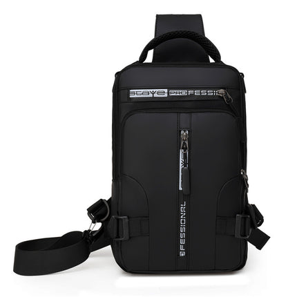 Men's Casual Fashion USB Charging Crossbody Shoulder Bag