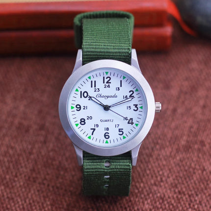 Girls And Boys Waterproof Canvas Quartz Watch