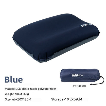 Outdoor 3D Sponge Pillow Automatic Inflatable Pillow