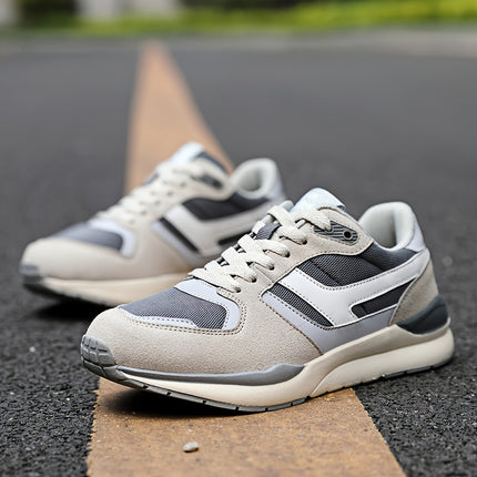 Men's Lightweight Running Shoes - Breathable Gym Sneakers with Cushioned MD/TPR Sole