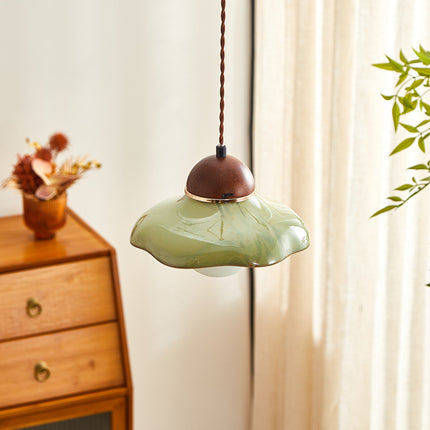 Ceramic Lamp Retro Dining Room Bedroom Bedside Small Droplight