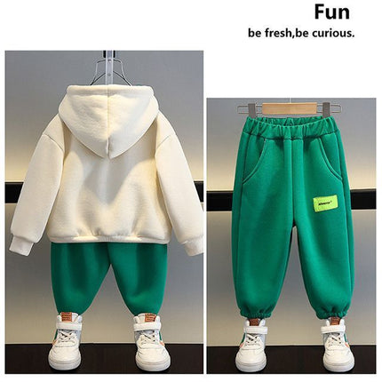 Boys' And Girls' Suit Fashionable Children's Clothing Spring And Autumn Sports Sweater