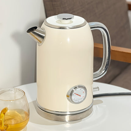 Electric Kettle -67.63oz Hot Tea Kettle with Thermometer, 1500W Fast Heating Stainless Steel Teapot,