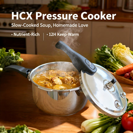 32cm Multi Function Quick Pressure Cooker Compatible with Gas and Induction Cookers