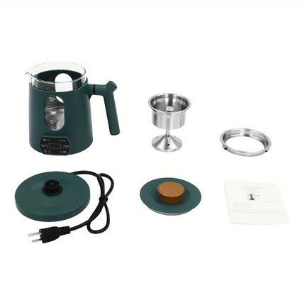 27oz Green Temperature Control Corded Electric Tea Kettle 600W Water Boiler