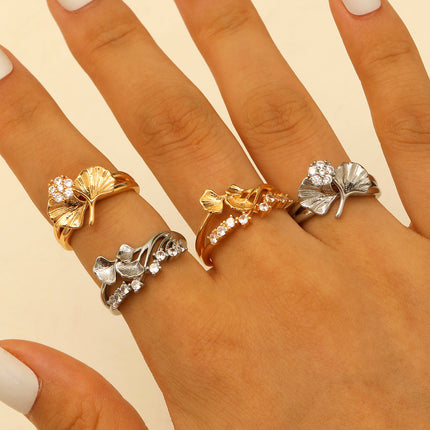 Light Luxury Open A Trendy Personalized Niche Finger Ring
