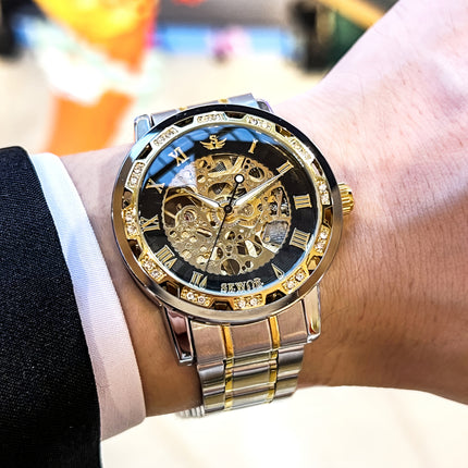 Double-sided Hollow High-end Design Luxury Men's Mechanical Watch Fashionable Versatile