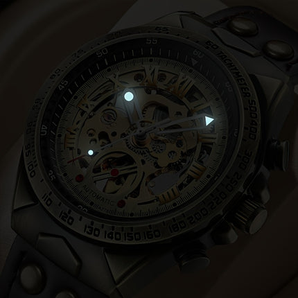 Men's New Mechanical Watch Business Sports Creative Sci-Fi Retro Style Fashion Casual