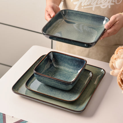 16pcs Dinnerware Collection, Resistant to Chips And Scratches, Designed for Four People,