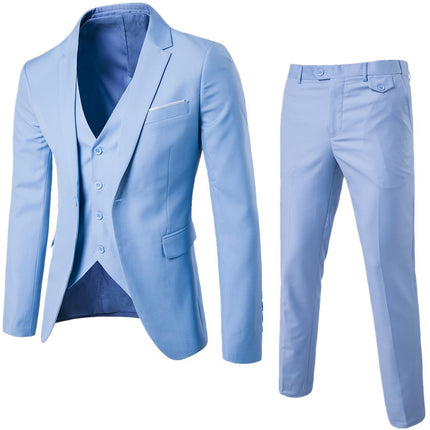 Men's Suit Set Two-piece Korean Style