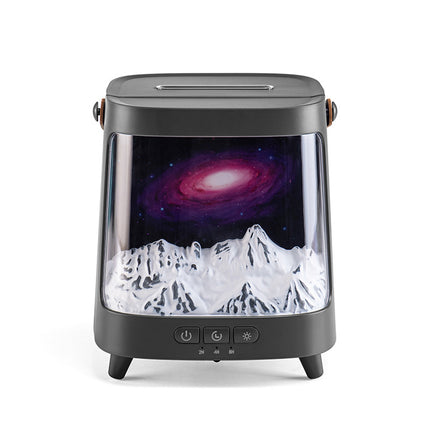3D Starry Sky Flame Aromatherapy Machine Desktop Home Humidifier