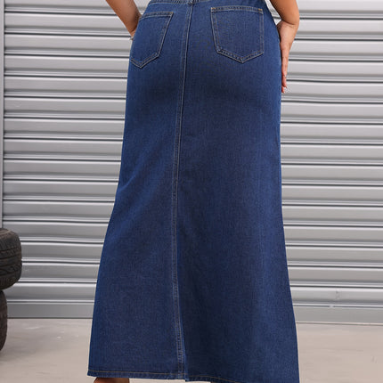 Women'S Denim Fashion Casual Bodycon Long Skirt