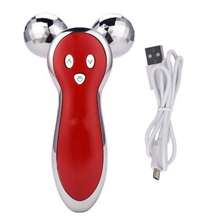 Face Instrument Vibration Acupuncture Massage Instrument Electric Roller Thin