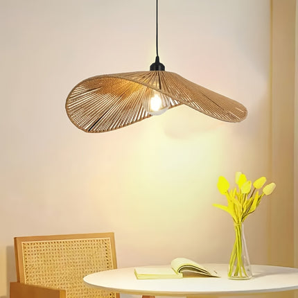 1 Bohemian Rustic Woven Vine Chandelier, 40.01 cm, No Bulbs Included