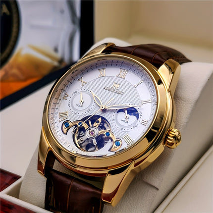 Automatic Tourbillon Mechanical Watch | High-end Luxury Fashion Hollow Business Casual Men'S Watch