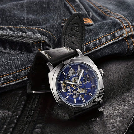 Men'S Watch Youth Model/Freshman Student Automatic Mechanical Hollow Glow-in-the-Dark Fashion