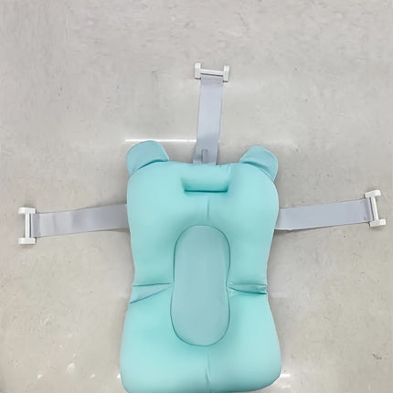 Baby Bath Seat Cushion, Bath Rack Pillow, Soft Non-slip Bath Mat for Toddlers, Bath Net, Bathtub Mat