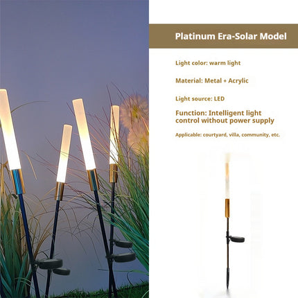 Solar Outdoor LED Plug Lawn Lamp