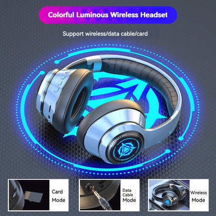 Wireless Gaming Headphones with Noise Reduction and Ambient Lighting