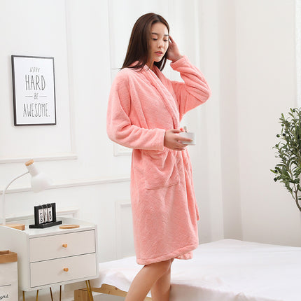 Coral Fleece Bath Towel Plus-sized Water-absorbing Quick-drying
