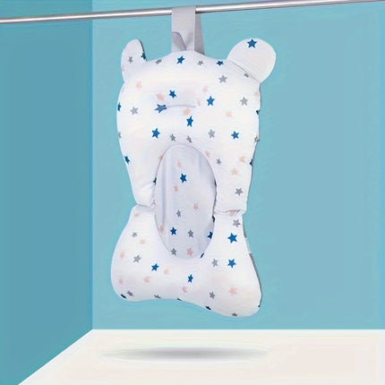 Baby Bath Seat Cushion, Bath Rack Pillow, Soft Non-slip Bath Mat for Toddlers, Bath Net, Bathtub Mat
