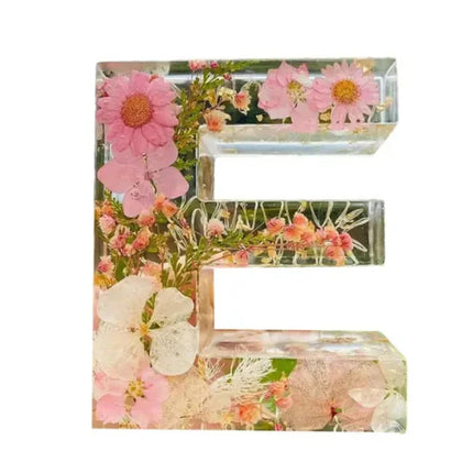 Letter Flower Decoration A- Z Finished Decorations With Lights