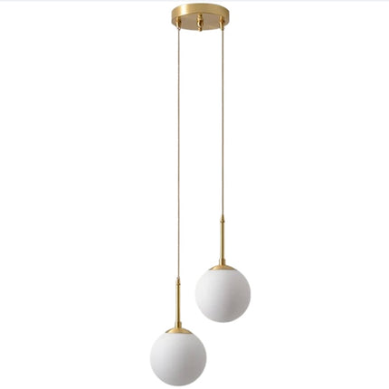Bedroom Bedside Glass Single Head Small Chandelier