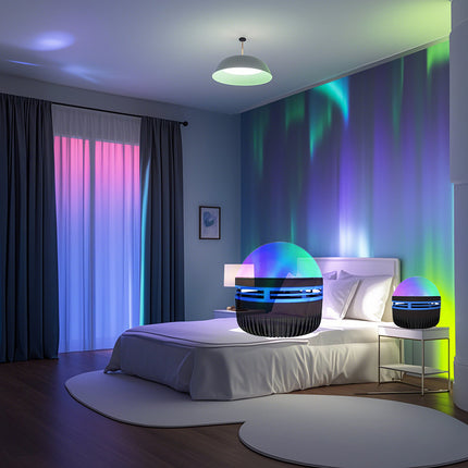Water Ripple LED Projection Ambience Light Small Night Lamp