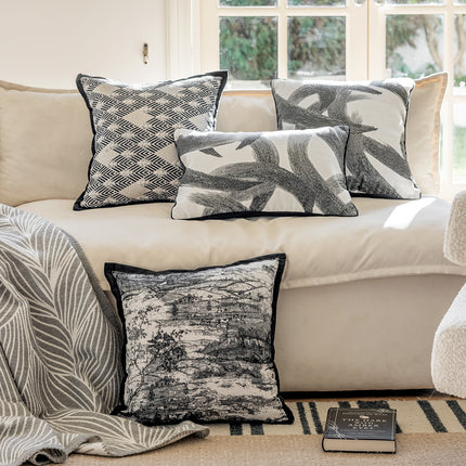 Sofa Pillow Cases Bedside Cushion Lumbar Pillow